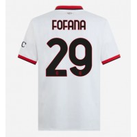 AC Milan Youssouf Fofana #29 Vonkajší futbalový dres 2024-25 Krátky Rukáv